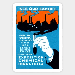 1939 New York City Chemical Expo Sticker